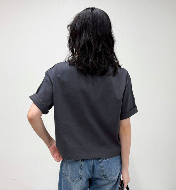 fredy emue「【新色追加！】ベーシッククロップド丈Tシャツ」|Tシャツ・カットソー|
