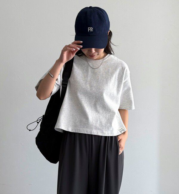 fredy emue「【新色追加！】ベーシッククロップド丈Tシャツ」|Tシャツ・カットソー|