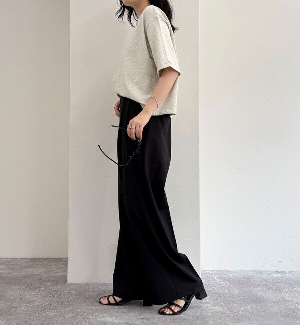 fredy emue「【新色追加！】ベーシッククロップド丈Tシャツ」|Tシャツ・カットソー|