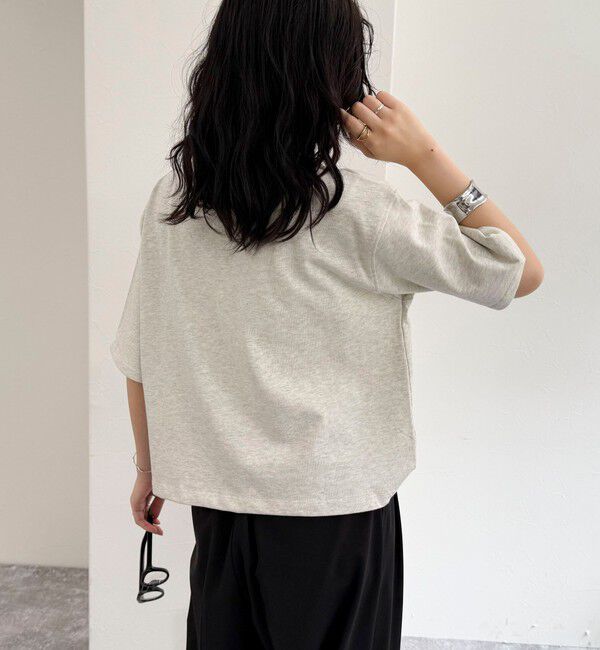 fredy emue「【新色追加！】ベーシッククロップド丈Tシャツ」|Tシャツ・カットソー|