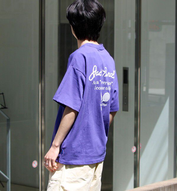 GLOSTER「【Jack Purcell/ジャックパーセル】コーマ天竺 バックプリント グラフィックTシャツ」|Tシャツ・カットソー|