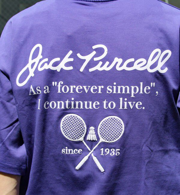 GLOSTER「【Jack Purcell/ジャックパーセル】コーマ天竺 バックプリント グラフィックTシャツ」|Tシャツ・カットソー|