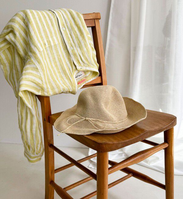 fredy emue「【Benelli Montacone/ベネリ モンタコーネ】リボンペーパーハット」|ハット|