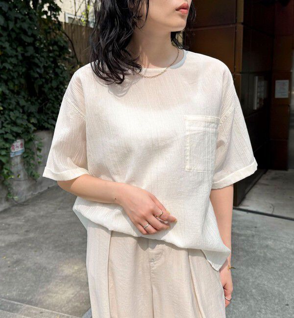 fredy emue「半袖Tシャツブラウス」|シャツ・ブラウス|