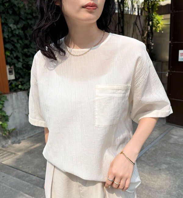 fredy emue「半袖Tシャツブラウス」|シャツ・ブラウス|