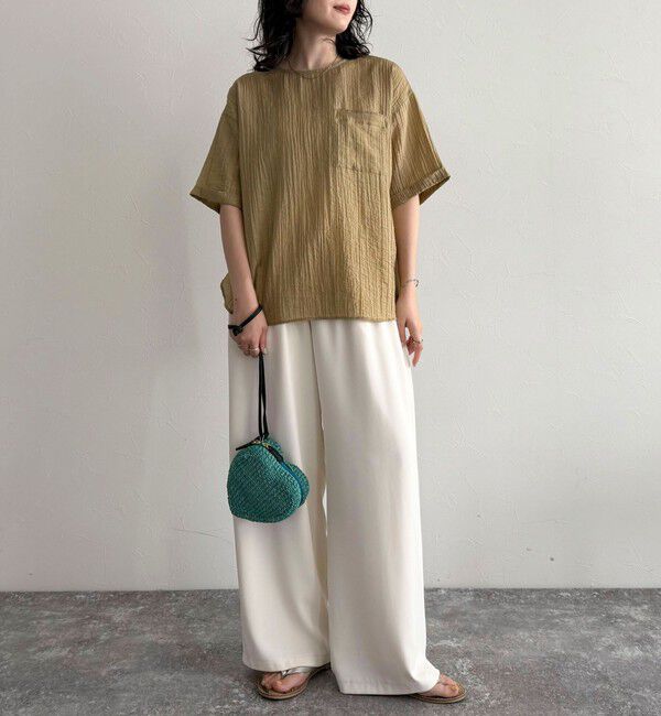 fredy emue「半袖Tシャツブラウス」|シャツ・ブラウス|