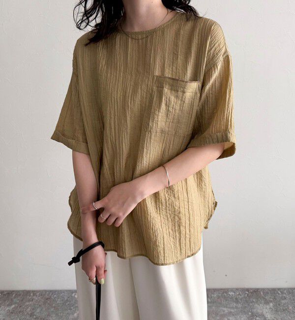 fredy emue「半袖Tシャツブラウス」|シャツ・ブラウス|