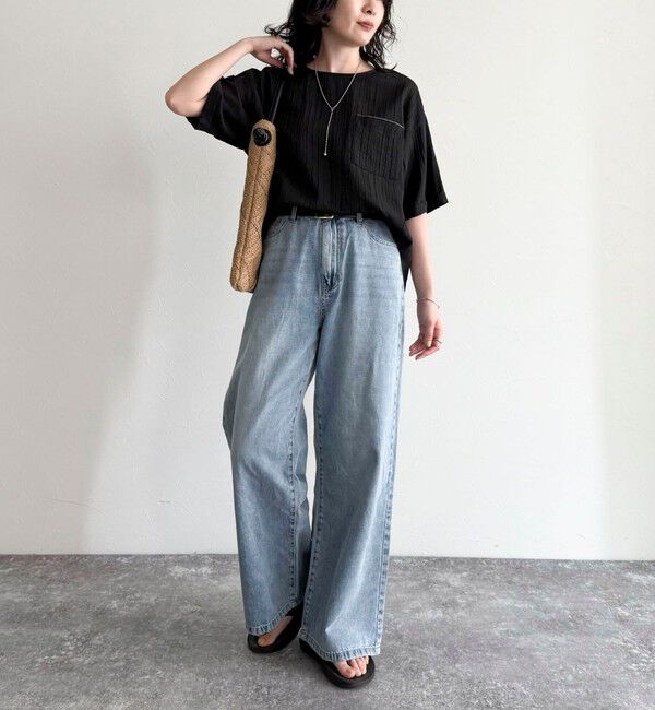 fredy emue「半袖Tシャツブラウス」|シャツ・ブラウス|