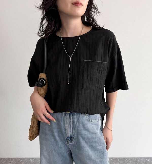 fredy emue「半袖Tシャツブラウス」|シャツ・ブラウス|