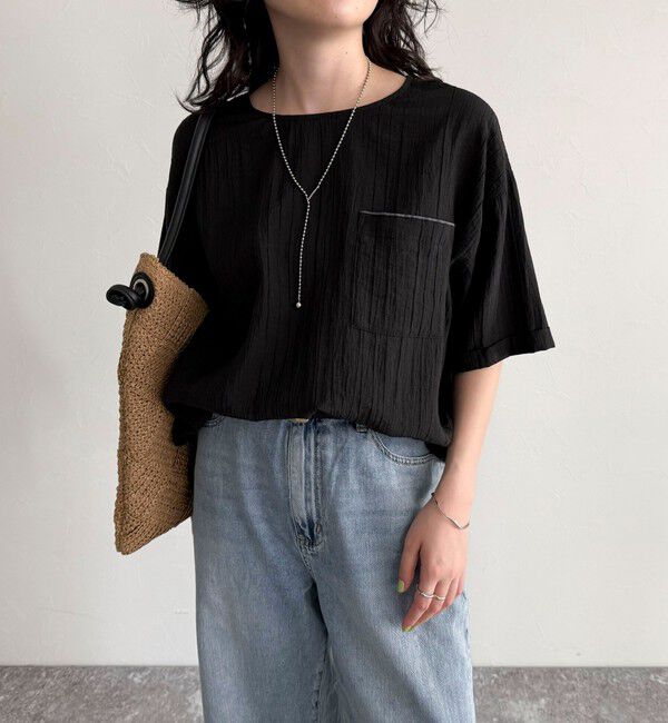 fredy emue「半袖Tシャツブラウス」|シャツ・ブラウス|