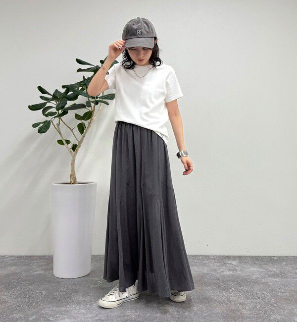 fredy emue「ニュアンスギャザーフレアースカート」|フレア|