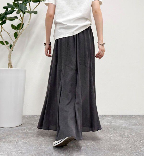 fredy emue「ニュアンスギャザーフレアースカート」|フレア|