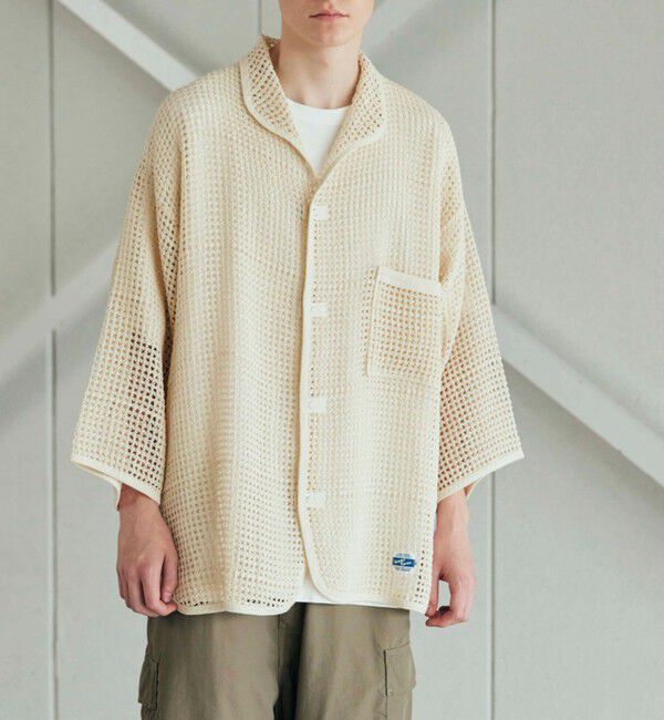 GLOSTER「【ARMY TWILL/アーミーツイル】Cotton Mesh Shirt コットンメッシュシャツ」|シャツ・ブラウス|