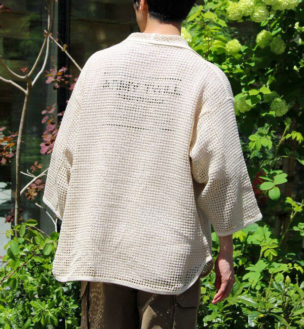 GLOSTER「【ARMY TWILL/アーミーツイル】Cotton Mesh Shirt コットンメッシュシャツ」|シャツ・ブラウス|