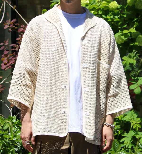 GLOSTER「【ARMY TWILL/アーミーツイル】Cotton Mesh Shirt コットンメッシュシャツ」|シャツ・ブラウス|