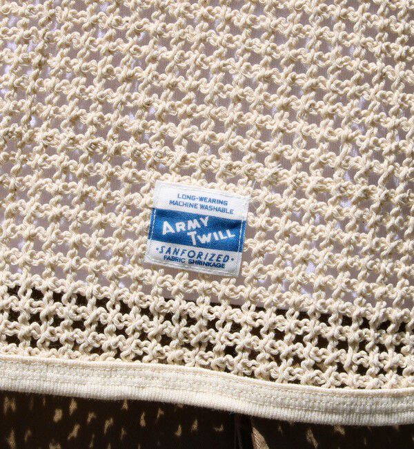 GLOSTER「【ARMY TWILL/アーミーツイル】Cotton Mesh Shirt コットンメッシュシャツ」|シャツ・ブラウス|