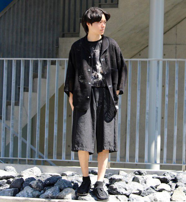 GLOSTER「【ARMY TWILL/アーミーツイル】Cotton Mesh Shirt コットンメッシュシャツ」|シャツ・ブラウス|