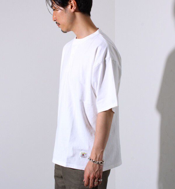 FREDY MAC「【FREDYMAC/フレディマック】 USコットン スノーウォッシュ ヘンリーネックTシャツ」|Tシャツ・カットソー|