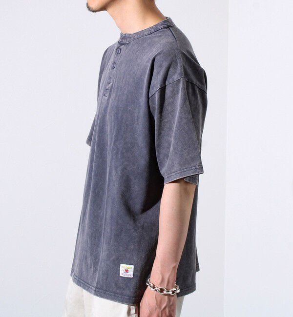 FREDY MAC「【FREDYMAC/フレディマック】 USコットン スノーウォッシュ ヘンリーネックTシャツ」|Tシャツ・カットソー|