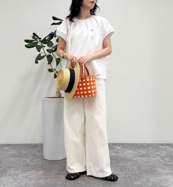 fredy emue「【GEVACO/ゲバコ】リネンフレンチスリーブブラウス」|シャツ・ブラウス|