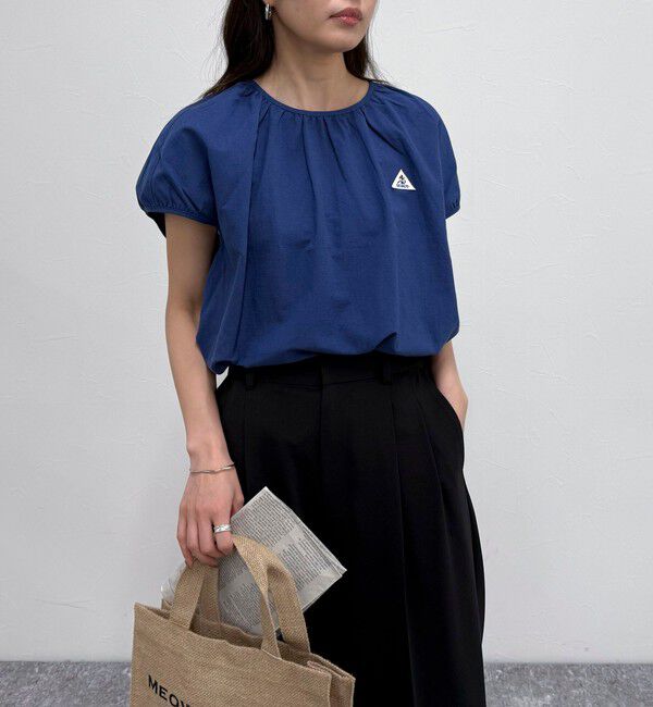 fredy emue「【GEVACO/ゲバコ】リネンフレンチスリーブブラウス」|シャツ・ブラウス|