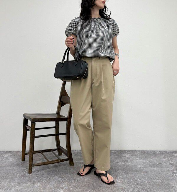 fredy emue「【GEVACO/ゲバコ】リネンフレンチスリーブブラウス」|シャツ・ブラウス|