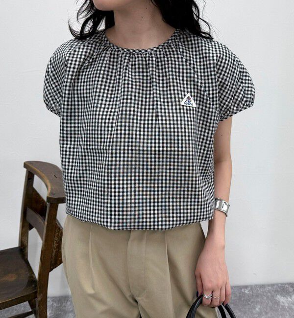 fredy emue「【GEVACO/ゲバコ】リネンフレンチスリーブブラウス」|シャツ・ブラウス|