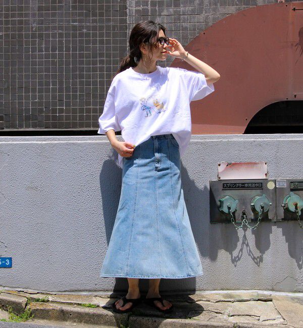 GLOSTER「イラストレーター【ogwillust/オガワナツミ】 コラボ プリントTシャツ」|Tシャツ・カットソー|