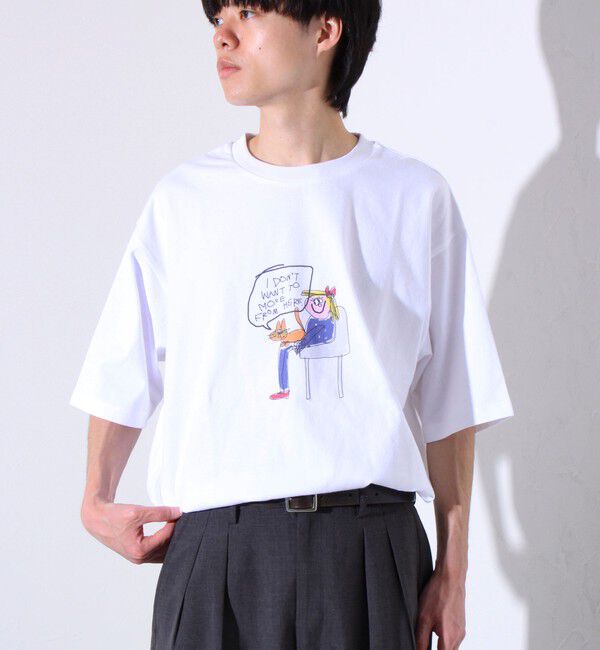 GLOSTER「イラストレーター【ogwillust/オガワナツミ】 コラボ プリントTシャツ」|Tシャツ・カットソー|