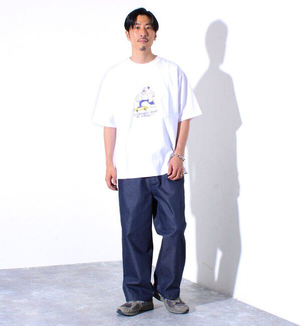 GLOSTER「イラストレーター【ogwillust/オガワナツミ】 コラボ プリントTシャツ」|Tシャツ・カットソー|