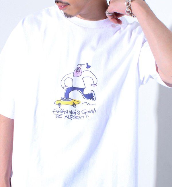 GLOSTER「イラストレーター【ogwillust/オガワナツミ】 コラボ プリントTシャツ」|Tシャツ・カットソー|