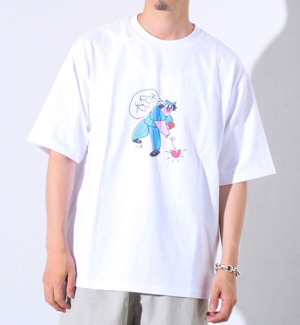 GLOSTER「イラストレーター【ogwillust/オガワナツミ】 コラボ プリントTシャツ」|Tシャツ・カットソー|