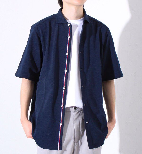 GLOSTER「&rdquo;速乾性・ストレッチ性・抗ピリング性・耐洗濯性&rdquo; PERFECTEX ハイツイストパラシュートシャツ」|シャツ・ブラウス|