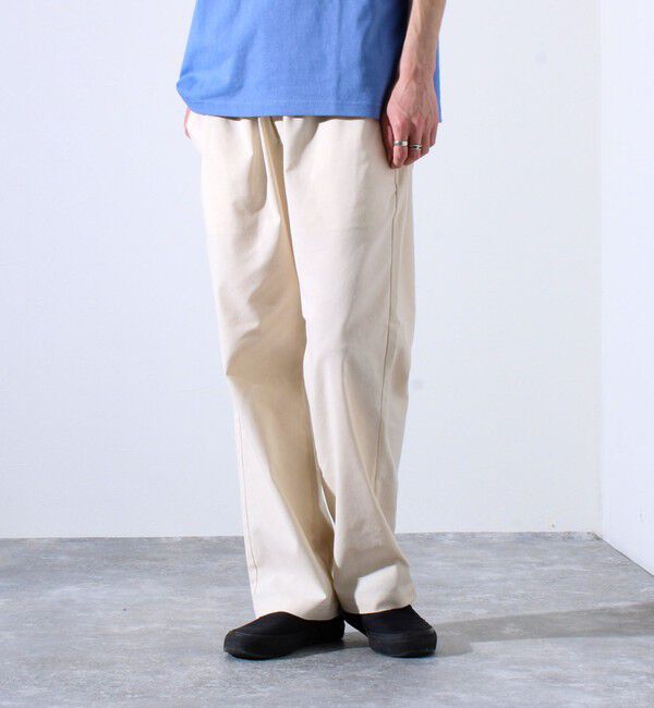 GLOSTER「【追加販売】【GLOSTER/グロスター】TROPICAL GOODNESS イージーサマーパンツ」|チノ|