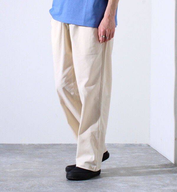 GLOSTER「【追加販売】【GLOSTER/グロスター】TROPICAL GOODNESS イージーサマーパンツ」|チノ|