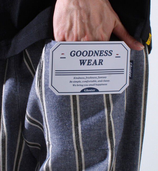 GLOSTER「【追加販売】【GLOSTER/グロスター】TROPICAL GOODNESS イージーサマーパンツ」|チノ|