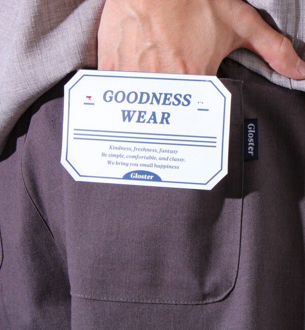 GLOSTER「【追加販売】【GLOSTER/グロスター】TROPICAL GOODNESS イージーサマーパンツ」|チノ|