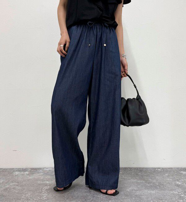 fredy emue「ライトオンスデニムイージーパンツ」|デニム|