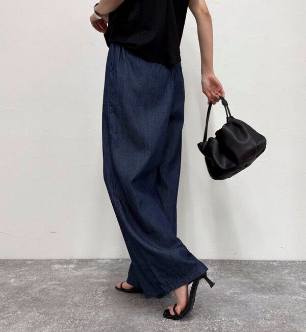 fredy emue「ライトオンスデニムイージーパンツ」|デニム|