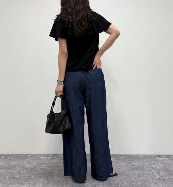 fredy emue「ライトオンスデニムイージーパンツ」|デニム|