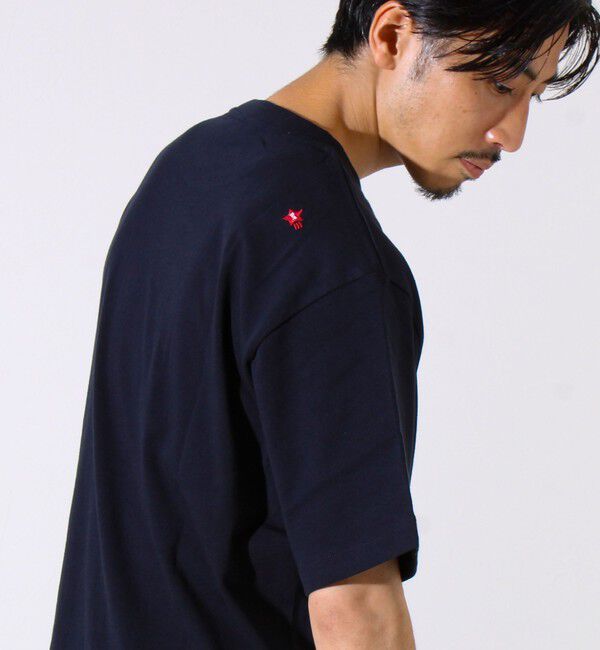 GLOSTER「【GLOSTER/グロスター】BOY刺繍入り ボーイフレンドTシャツ」|Tシャツ・カットソー|