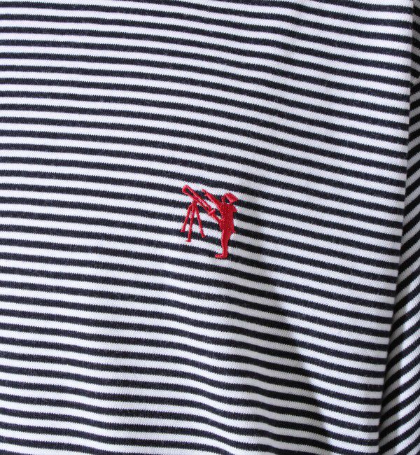 GLOSTER「【GLOSTER/グロスター】BOY刺繍入り ボーイフレンドTシャツ」|Tシャツ・カットソー|