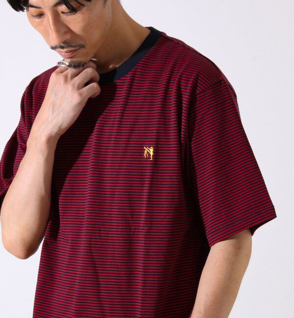 GLOSTER「【GLOSTER/グロスター】BOY刺繍入り ボーイフレンドTシャツ」|Tシャツ・カットソー|