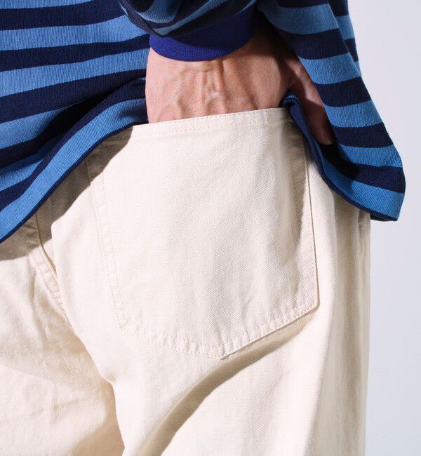 GLOSTER「【ワイド好き必見】ダック地 ワイドシルエットパンツ」|チノ|