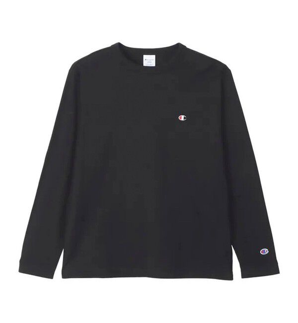 GLOSTER「【Champion/チャンピオン】ICON ロングスリーブTシャツ ベーシック」|Tシャツ・カットソー|ブラック