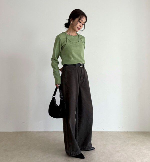 fredy emue「ビスチェレイヤードロンTセット」|Tシャツ・カットソー|