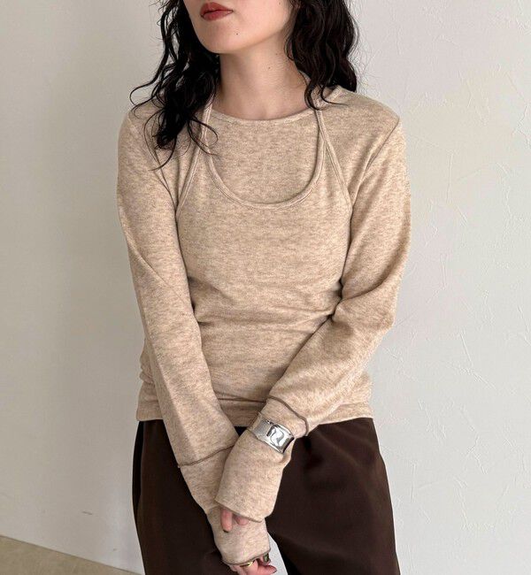 fredy emue「ビスチェレイヤードロンTセット」|Tシャツ・カットソー|