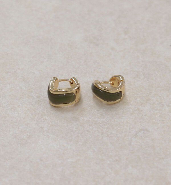 fredy emue「カラーストーンワンタッチピアス」|ピアス|