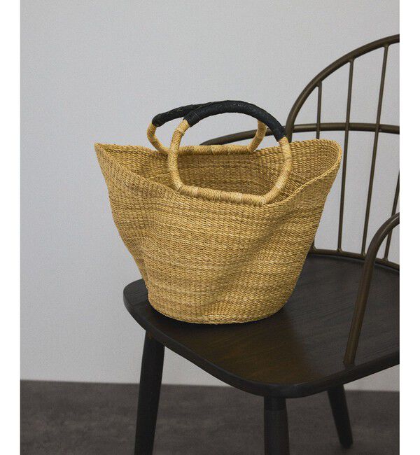 SALON adam et rope'「【African Square（アフリカンスクエアー）】ボルガウェーブかご」|トートバッグ|