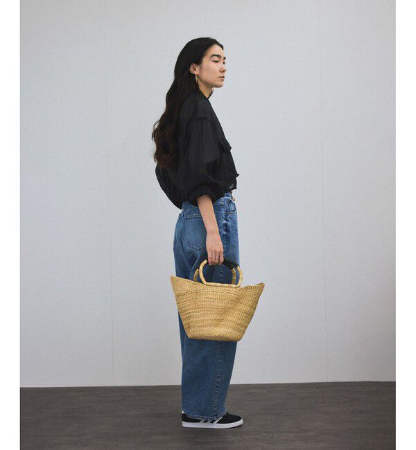 SALON adam et rope'「【African Square（アフリカンスクエアー）】ボルガウェーブかご」|トートバッグ|